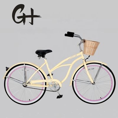 26&quot;x2.125&quot; コースターブレーキ 鉄筋 女性 ビーチクルーザー バイク CE EN CPSC OEM/ODM