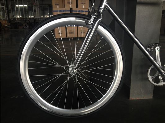 NO 折りたたむ 700C クロム カラー シングル スピード 大人レース 固定自転車 OEM 台湾部品