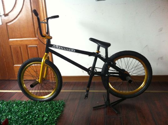 ベロ PU シート 20&quot;x2.25 ケンダストリート OEM ゴールドカラー BMX バイク シングルスピードギア