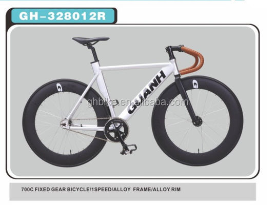 カスタマイズされた700Cアルミ合金固定ギア自転車 13kgの輝く重量とパントン色