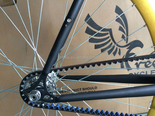 13kg 総重量帯駆動固定ギア自転車 ハイテンの鋼筋フレームとスタイルデザイン