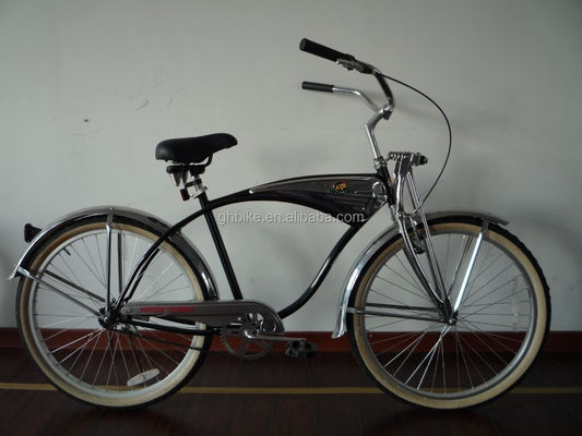 26インチスプリングサスペンションフォーク ビーチクルーザー自転車 ヴィンテージシティ自転車 CE ISO9001 CPSC