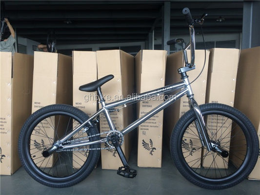 鋼のフォーク素材と20インチサイズの車輪 クロム製鋼フレーム付きBMX自転車