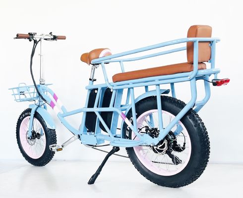 20" 48V 1000W デュアルバッテリー 34AH リチウムバッテリー 50KM/H 後部ハブモーター スノー電動自転車