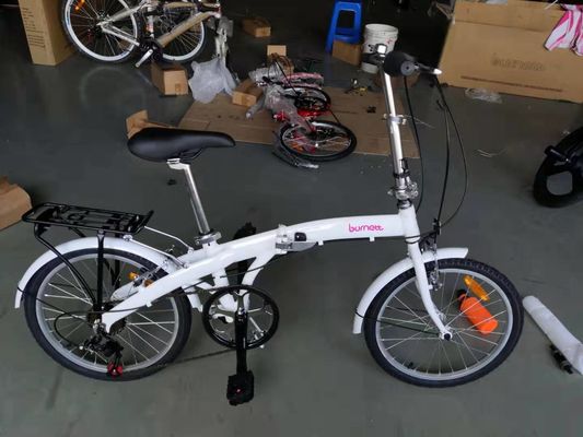 二重Vブレーキシステム アルミ合金 折りたたむ自転車フレーム 20インチ折りたたむ自転車
