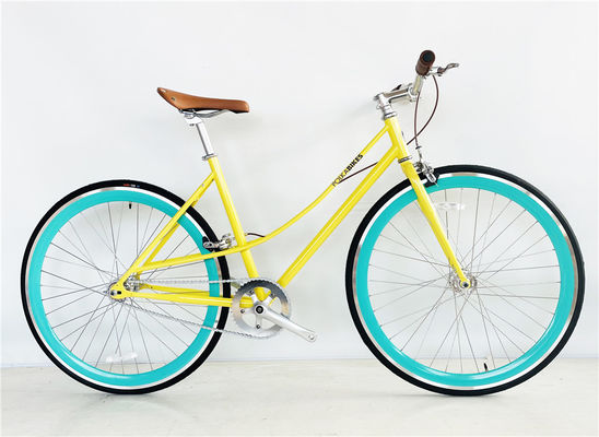 スタイリッシュで乗る ステールフォークとケンダ700Cタイヤの復古男子シングルスピード自転車