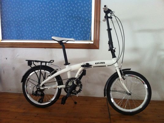 折りたたむ20インチ アルミフレーム 7速 女の子と子供のための自転車 負荷容量75kg