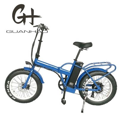 20インチ電動折りたたみバイク リアハブモーター 48V 500W モーター 14AH リチウムバッテリー 40KM/H 最大速度