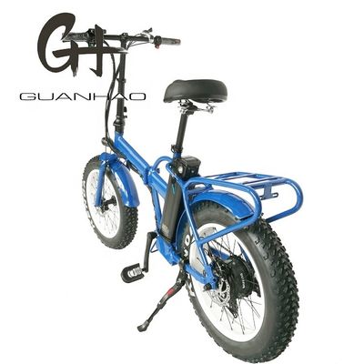 20インチ電動折りたたみバイク リアハブモーター 48V 500W モーター 14AH リチウムバッテリー 40KM/H 最大速度