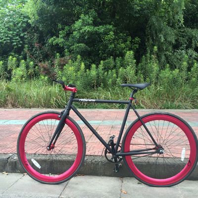 シングルスピード自転車 700c 固定自転車 KMC チェーンと総重量 13kg
