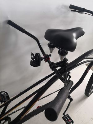 CE認証鋼筋 26インチ シマノ 7スピード ビーチクルーザー 2人乗りのタンドムバイク