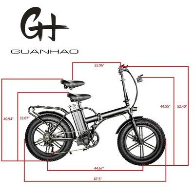 高速20&quot; 750W 電動自転車 4.0 ビッグスノータイヤとマグウィールバファングモーター