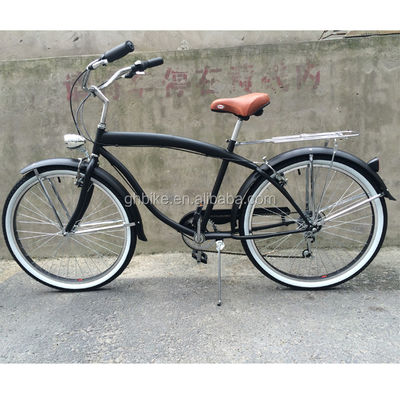 快適で耐久性のある男性用 6 スピードビーチクルーザー自転車 170MM クランセット