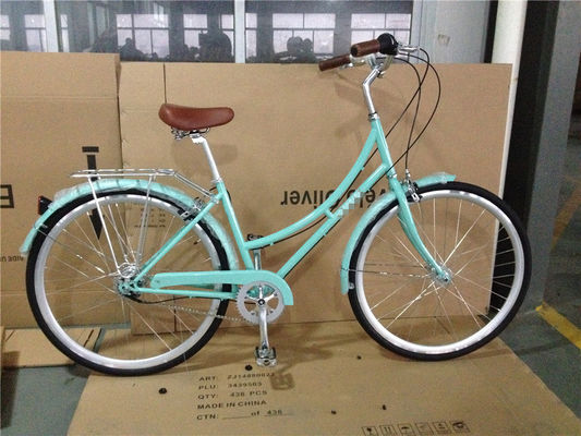 アメリカ カナダ 市場 3 スピード グリーン カラー ステップ トゥルー シティ クルーザー 女性用自転車 レディース