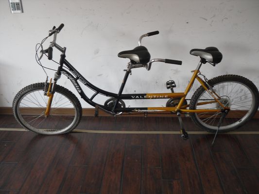 24インチ シマノ 7速 OEM CE スチール タンドム 2人用 自転車 フォーク懸垂