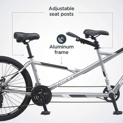 双人タンデム自転車 26&quot; 21s ギア 1 スピード 120kg 負荷容量 人気選択