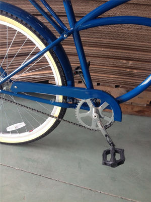 26インチ 男性のビーチクルーザー自転車 裏持ちとシングルスピードハードフレーム鋼