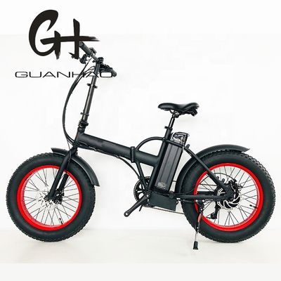 アメリカ UL2849 Onsale 20*4" ビッグタイヤ 500W 48V 14AH リチウム電池 電動折りたたみ自転車