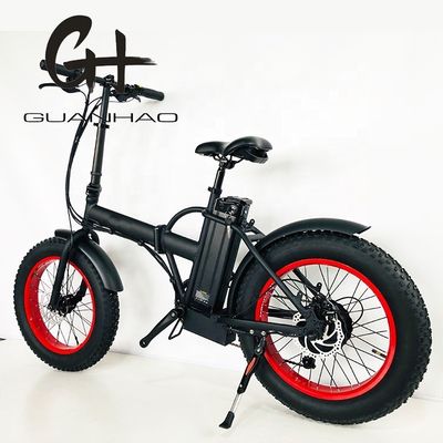 アメリカ UL2849 Onsale 20*4" ビッグタイヤ 500W 48V 14AH リチウム電池 電動折りたたみ自転車