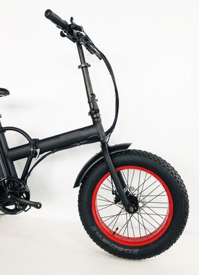 アメリカ UL2849 Onsale 20*4" ビッグタイヤ 500W 48V 14AH リチウム電池 電動折りたたみ自転車