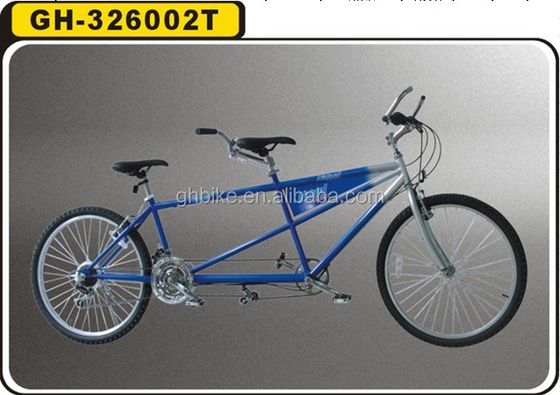 シマノ7スピードタンデムバイク 26インチ 折りたたむタンデム自転車 鉄筋2座
