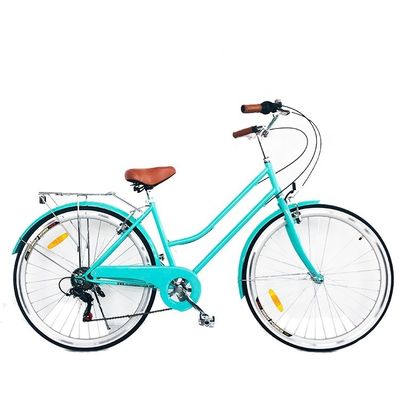 CPSC カラフル 700C CE ハイステール レディ シティ自転車 アルミ合金輪と7速