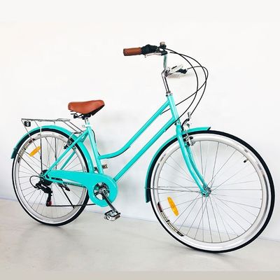 CPSC カラフル 700C CE ハイステール レディ シティ自転車 アルミ合金輪と7速