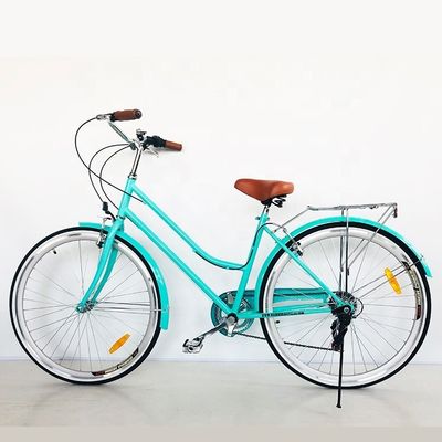 CPSC カラフル 700C CE ハイステール レディ シティ自転車 アルミ合金輪と7速