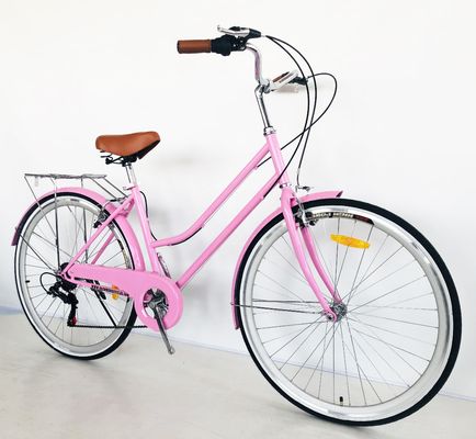 CPSC カラフル 700C CE ハイステール レディ シティ自転車 アルミ合金輪と7速