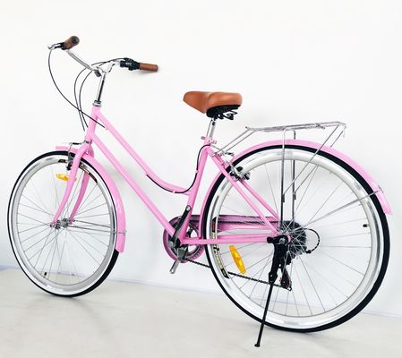 CPSC カラフル 700C CE ハイステール レディ シティ自転車 アルミ合金輪と7速