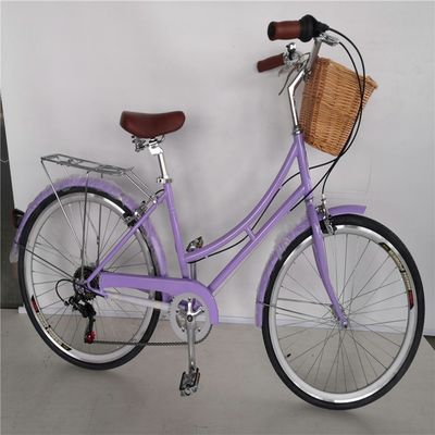 KMCチェーン 26インチ ヨーロッパ OEM CE シマノ 7スピード 女性 レディ シティ自転車 1.8m 長さ