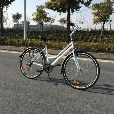 ストリート 28インチ Ofo 7 スピード レトロ レディース レディース 女の子 CE オランダスタイル ホワイト シティバイク