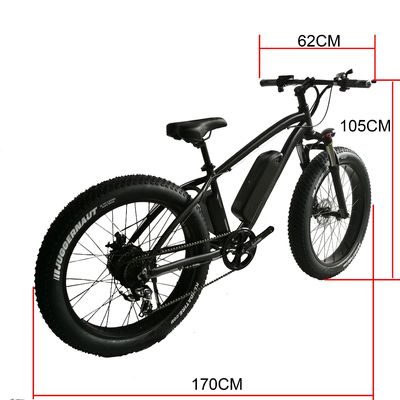 26インチ 1000W 48V リチウム電池 14AH 電動脂肪タイヤ マウンテンバイク 7 スピードギア