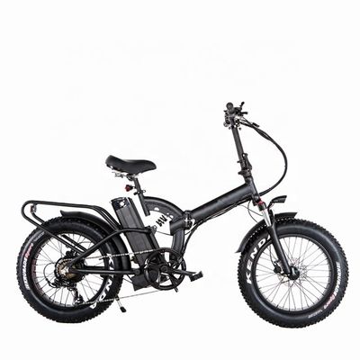 48V 21AH フルサスペンション 1000W 20" 電動自転車 ディスクブレーキとバックハブモーター