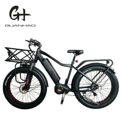 米国市場 EN15194 CPSC 48V 1000W 17AH バファングの中間モーター付き電気マウンテンバイク