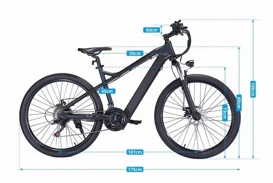 26インチホイールサイズ 500W 48V 14AH リチウム電池ディスクブレーキ E-MTB マウンテン電動自転車
