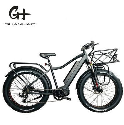 26x4.0 インチ マウンテン電気タイヤ自転車 1000Wダイバーモーターとフロントキャリア