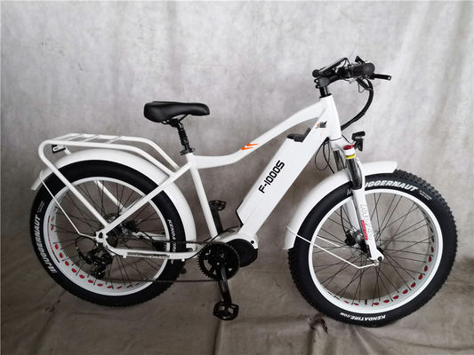 26x4.0 インチ マウンテン電気タイヤ自転車 1000Wダイバーモーターとフロントキャリア