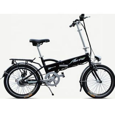 16インチミニ折りたたみ自転車 24V 250Wモーターと10AHリチウム電池ギアシングルスピード