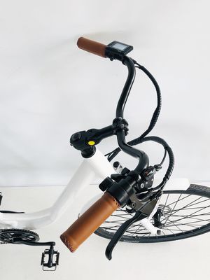 アメリカ合衆国 USD390 500W 48V 14AH 電動 レディース自転車 7 スピードギアとLCDディスプレイ