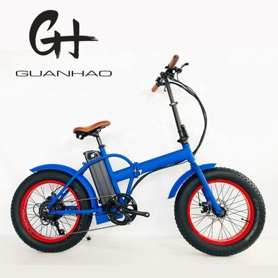 コンパクト 20インチ 500W 48V 14AH 28MPH 電動折りたたみ自転車 脂肪タイヤ折りたたみ電気自転車 スノーEBIKE