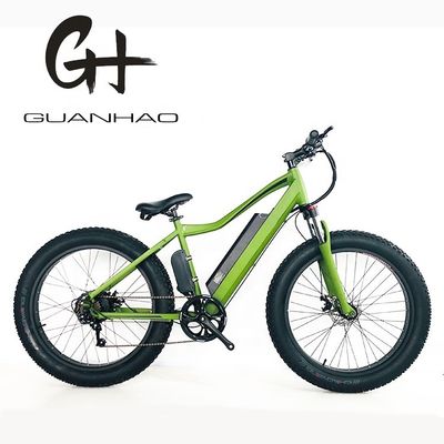 26インチ太いタイヤ 500W 電動雪タイヤ 電動自転車 強力なリチウムバッテリー