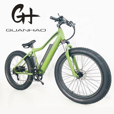 26インチ太いタイヤ 500W 電動雪タイヤ 電動自転車 強力なリチウムバッテリー