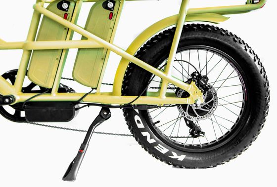 アルミ合金フレーム 48V34AH 1000W ダブルバッテリーと2つのバスケットを持つ脂肪タイヤエバイク