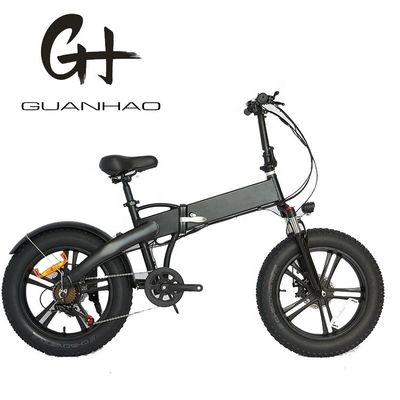 20インチホイールサイズ 500W EN15194 折りたたむ式ファットタイヤ 電気自転車 ブラックフライデーオファー