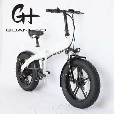 20インチホイールサイズ 500W EN15194 折りたたむ式ファットタイヤ 電気自転車 ブラックフライデーオファー