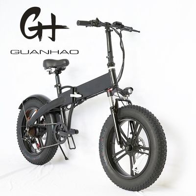 20インチホイールサイズ 500W EN15194 折りたたむ式ファットタイヤ 電気自転車 ブラックフライデーオファー