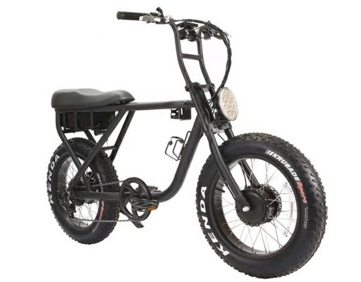 スタイリッシュ 20&quot; 48V 500W ブラシレス 後部モーターホイール 4.0 脂肪タイヤ 電動都市ヘリコプターバイク
