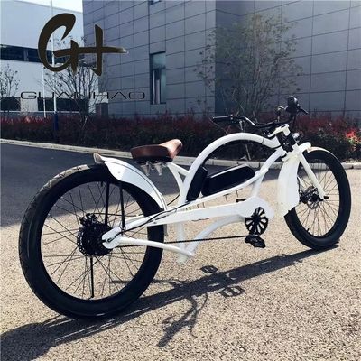 シングルスピード 750W 28MPH 48V 17AH 24インチ 3.0 タイヤ チョッパー 電動自転車 ビーチクルーザー