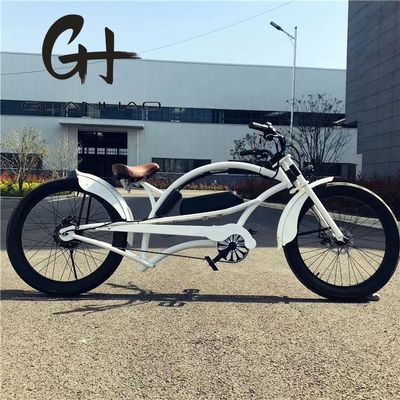 シングルスピード 750W 28MPH 48V 17AH 24インチ 3.0 タイヤ チョッパー 電動自転車 ビーチクルーザー